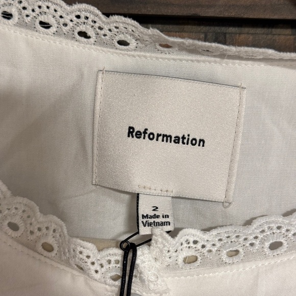 REFORMATION NWT Valetta White Set - Picture 10 of 16